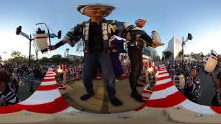 2019これが秋田だ！食と芸能大祭典 角館のおまつり 激突 360video