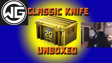 UNBOXING A CLASSIC KNIFE! : CS20 Case Opening