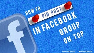 How To Pin Posts On Top In Facebook Group | FB Pinned Post | 2017 | PoinTECH screenshot 2