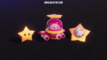 www.Meshtint.com | Alien Star Twinkle Evolution Pack Cute Series | Animations Preview