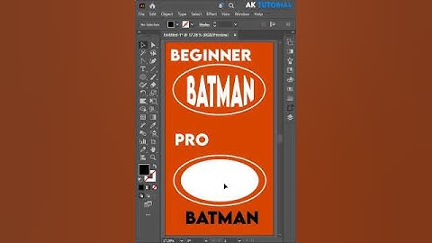 Adobe illustrator 2025-Tips Envelope BATMAN #tutorial #adobeillustrator
