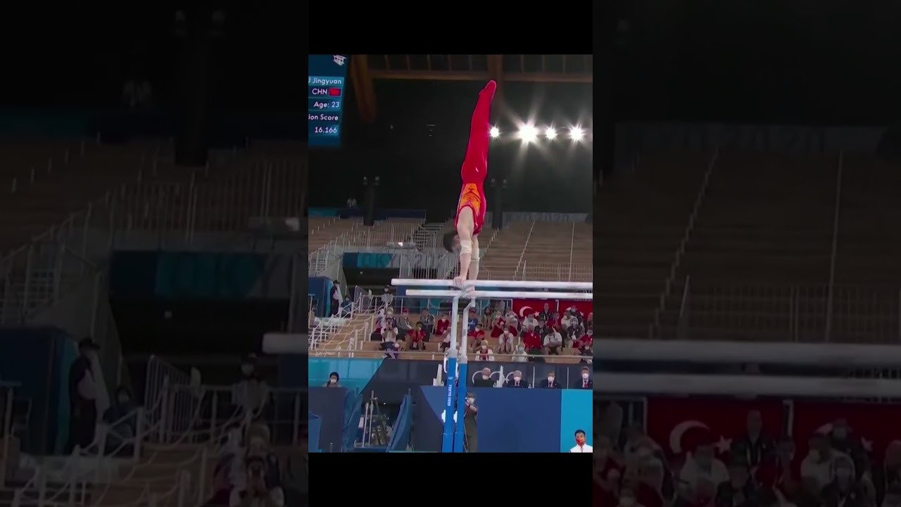 Цзоу Цзинъюань: золото на брусьях - Олимпийские игры в Токио 2020🥇