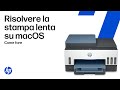 Correggere la stampa lenta in macOS per stampanti HP
