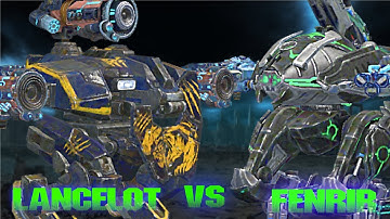 SUPER LANCELOT vs CRYPTIC DURABLE FENRIR | The Surprising HEAVY Robot Matchup | WR