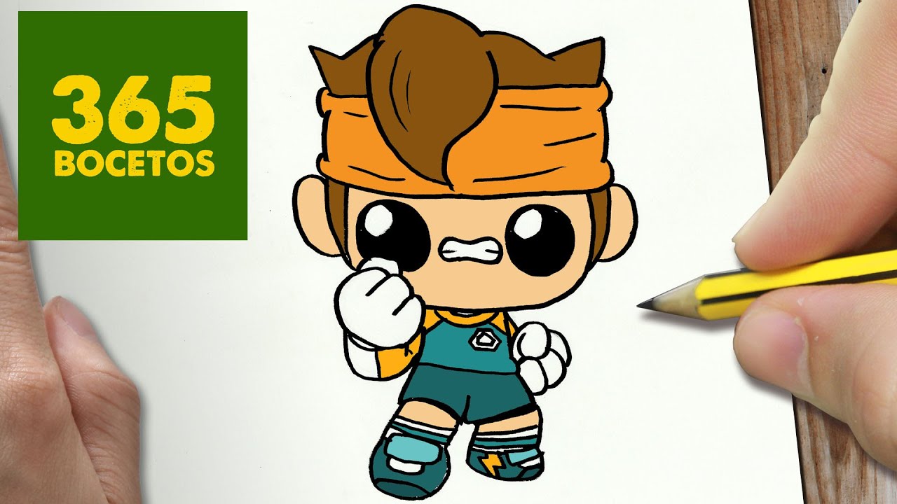 COMO DIBUJAR INAZUMA 11 KAWAII PASO A PASO - Dibujos kawaii faciles - How to draw a INAZUMA 11