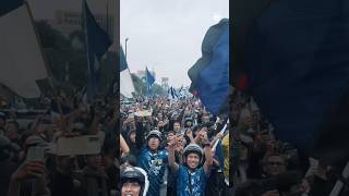 Keseruan Penyambutan Sang Juara Di Pawai Persib Juara Kemarin