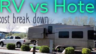 RV Costs VS Hotel Costs