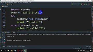 How to validate IP address in Python