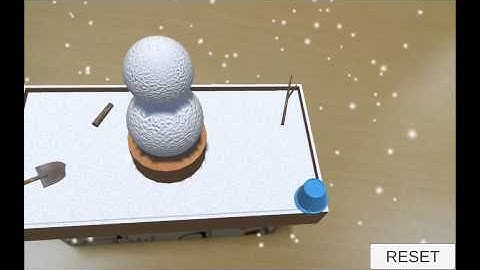 Making Snowman App with Augmented Reality