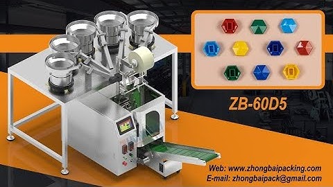 Plastic Bricks Auto Counter Bagger Toy Bricks Sorting Bagging Machine