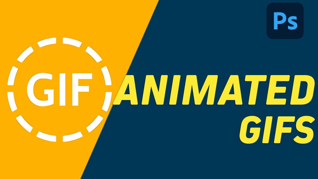 How to create an animated GIF in 90 seconds in Photoshop Very easy! 