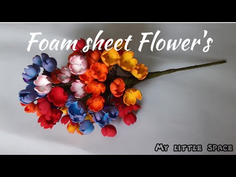 Wow..! Diy Handmade flowers with foam sheet | How to make Beautiful