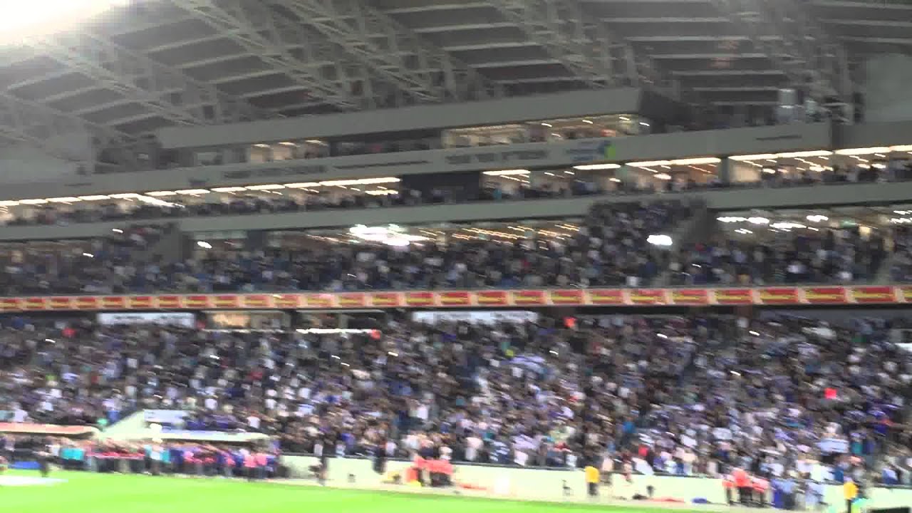 30000 Israelis sing Hatikva - Israel Vs  Wales