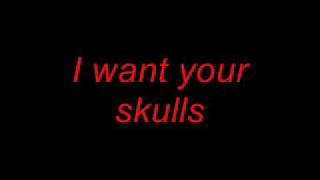 The Misfits- Skulls (With Lyrics)