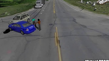 Virtual CRASH | Stanford University STEAR Project Scenario 2 | T-bone | www.vcrashusa.com