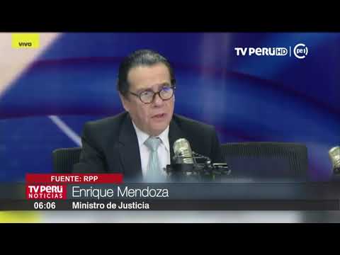 Ministro Mendoza niega que indulto a Alberto Fujimori haya sido negociado