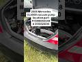 2006 Mercedes Benz CLS500 vacuum pump part number 0008002548 and 3510020010 location on car