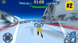 बर्फ वाला गेम | Snowboard master 3D | Ski game #2 screenshot 4