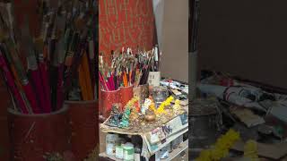Inside Kim Tschang-Yeul Atelier | House & Studio Tour of the Water Drop Painter