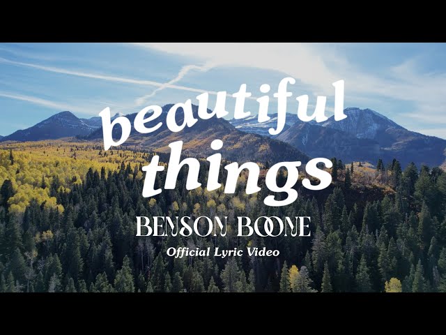 Benson Boone - Beautiful Things (Official Lyric Video) class=