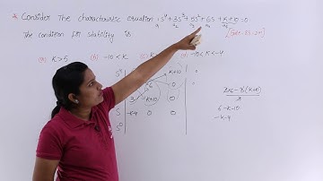 GATE Problem 2 on Routh Array