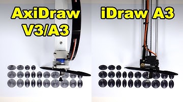 AxiDraw vs. UUNA TEK® iDraw A3 pen plotter art, which is better?!  (Creative coding)
