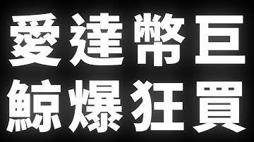 愛達幣巨｜鯨爆狂買 #ada #cardano #BTC #ETH #山寨幣