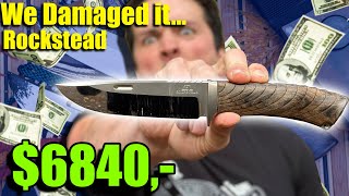 We Hurt The Most Expensive Knives in the World! Rockstead Don & Kon