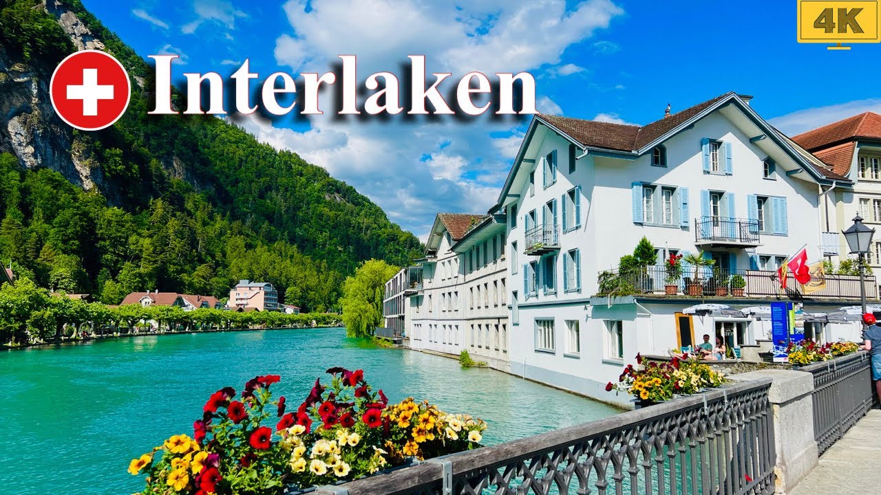 Interlaken Switzerland 4K Top Tourist Destination Swiss Town YouTube Interlaken Switzerland 4K Top Tourist Destination Swiss Town YouTube