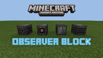 Observer Block [Mcpe 0.15.0]