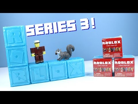 Roblox Series 3 Mystery Boxes Ice Blocks Toy Opening Review Youtube - roblox series 3 lumberjack tycoon action figure mystery box