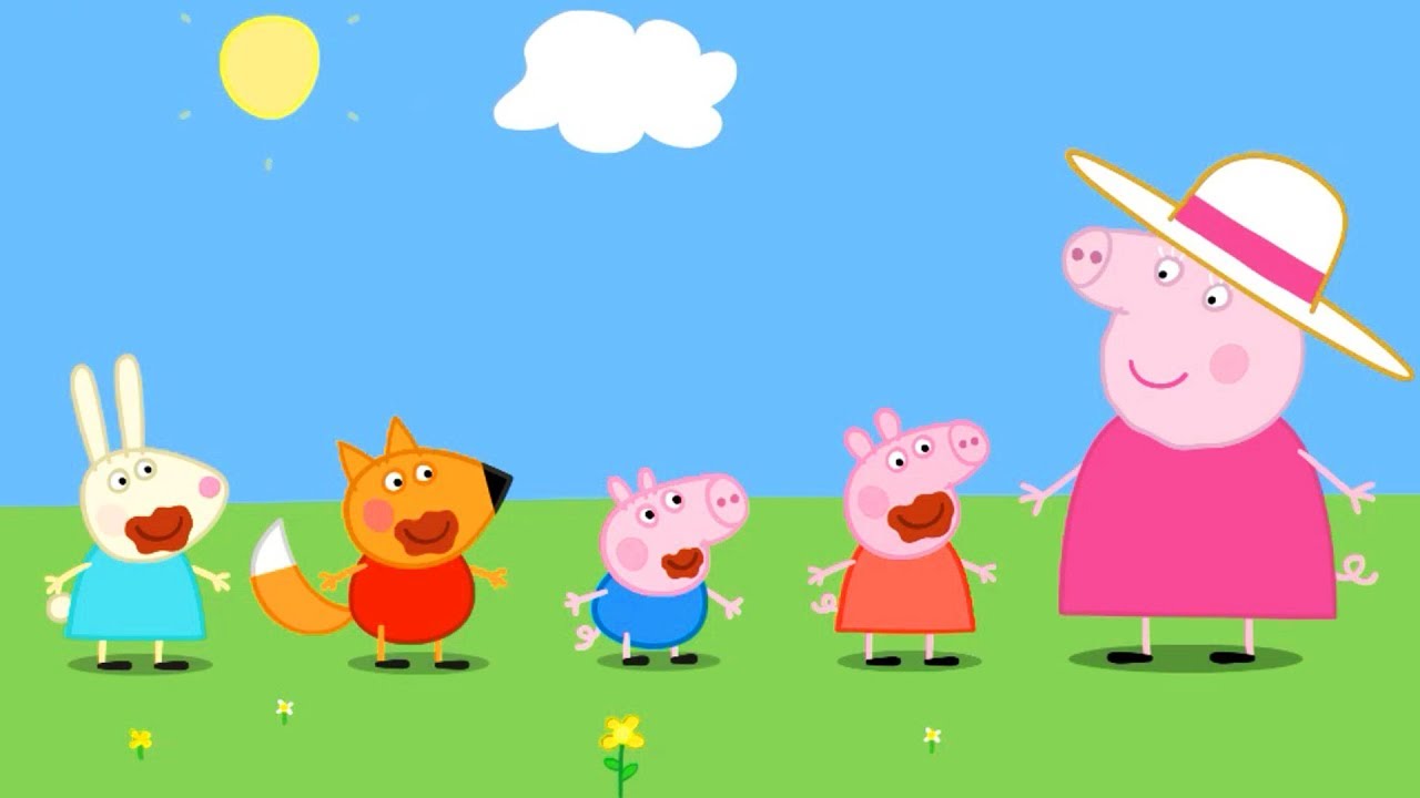 Peppa Pig The great egg hunt Animated Peppa Pig Story YouTube