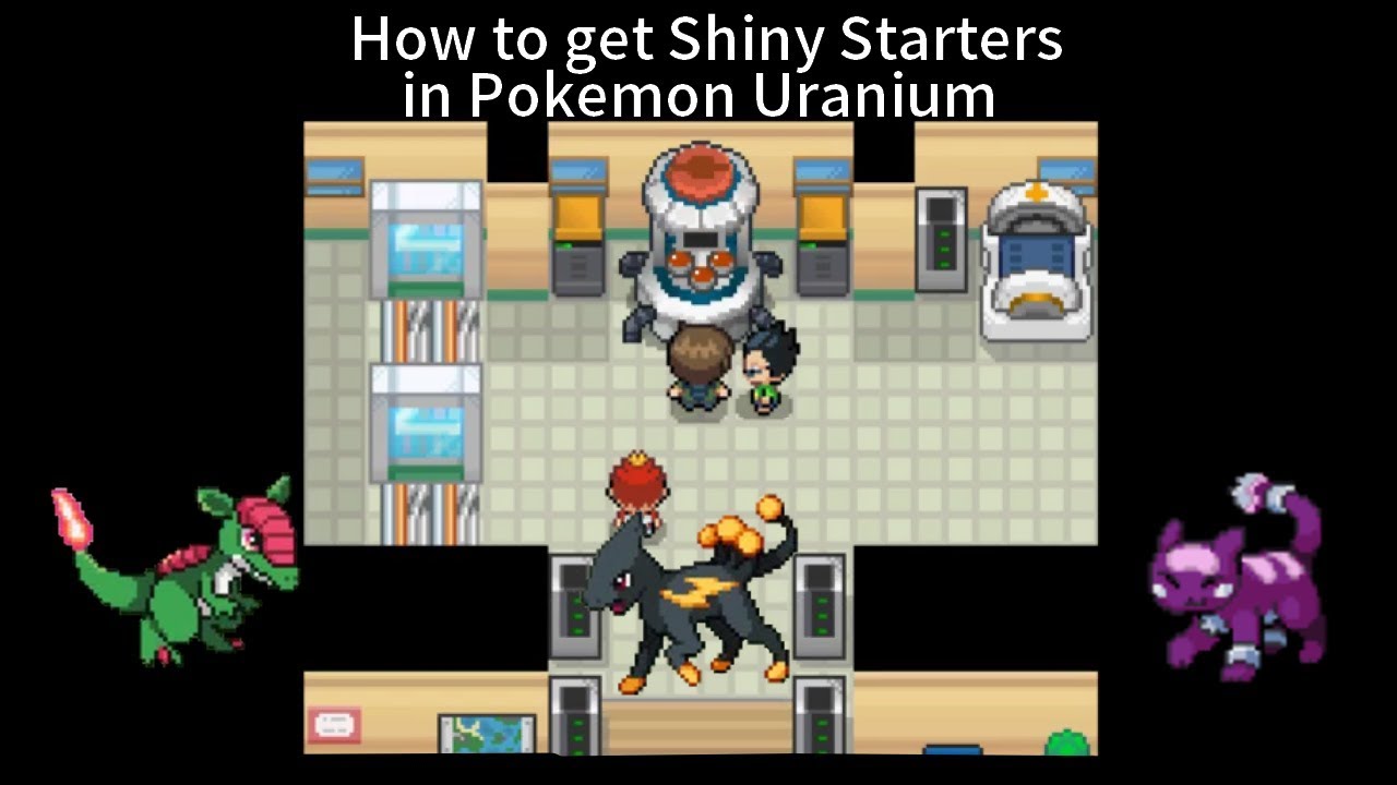 How to shiny hunt starters in Pokemon uranium + shiny starter showcase