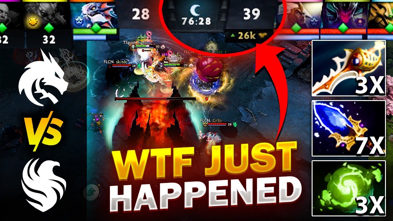 TEAM SPIRIT vs FALCONS - MOST WTF ABSOLUTE CINEMA MATCH !! TI14 The International 2025