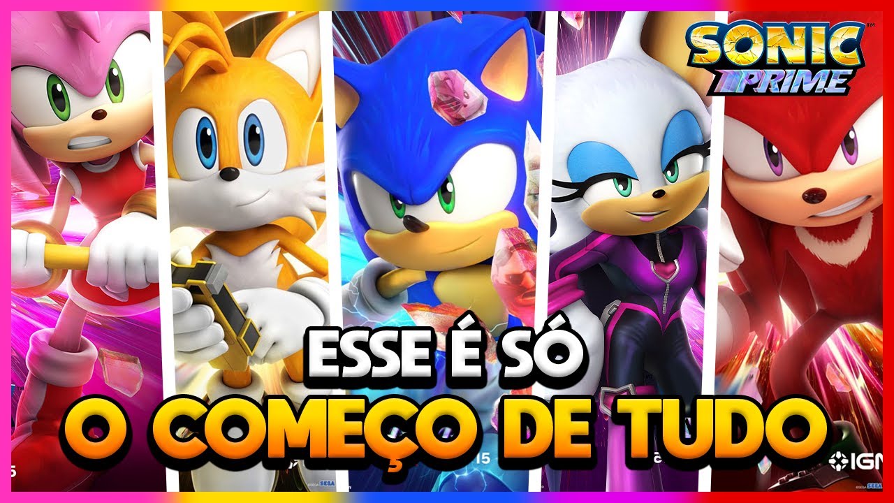 Sonic Prime: série do personagem já está disponível no catálogo da