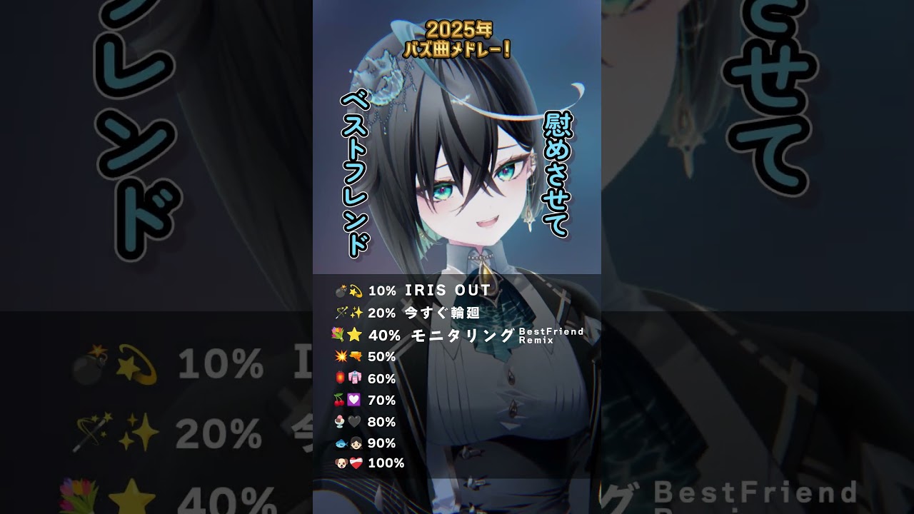 『2025年バズ曲メドレー』歌ってみた【雨夜リズ/ミリプロ】
