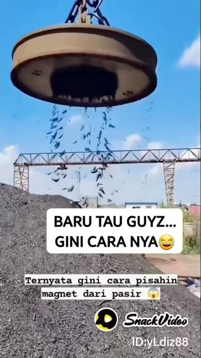 magnet dan Pasir bersatu