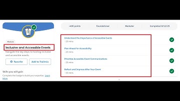 Inclusive and Accessible Events | Salesforce Trailhead