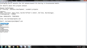 Leveraging Social Networks for P2P Content-Based | IEEE IEEE projects