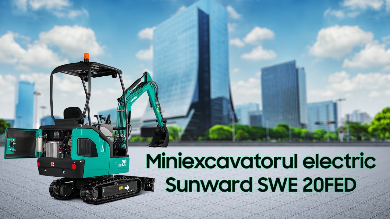 Miniexcavatorul Sunward SWE 20FED | Prezentare Utilaje TV