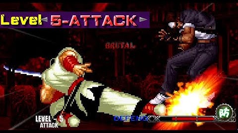 This is how brutal the "Level 5 - Attack" is on a AI (KOF WING EX 1.2 PREVIEW)