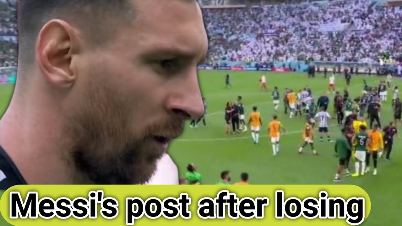 Messi Daily Post Messi's post after losing || FiFA World Cup - YouTube