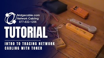 DIY Guide or Intro to Tracing Out Network Cabling with a Toner | BridgeCable.com