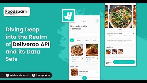 Diving Deep into the Realm of Deliveroo API and its Data Sets