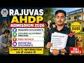 RAJUVAS AHDP Admission 2026 🔥 Required Documents | College Allotment Process | Fees &amp; Reporting