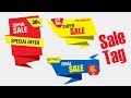 How to Make a Sale Tag  Design | #Price_Tag | Adobe Illustrator Tutorial