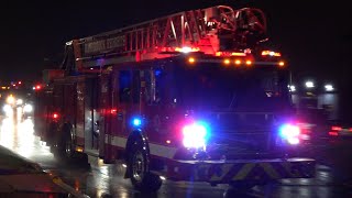 Hasbrouck Heights Fire Department Ladder 1 Responding