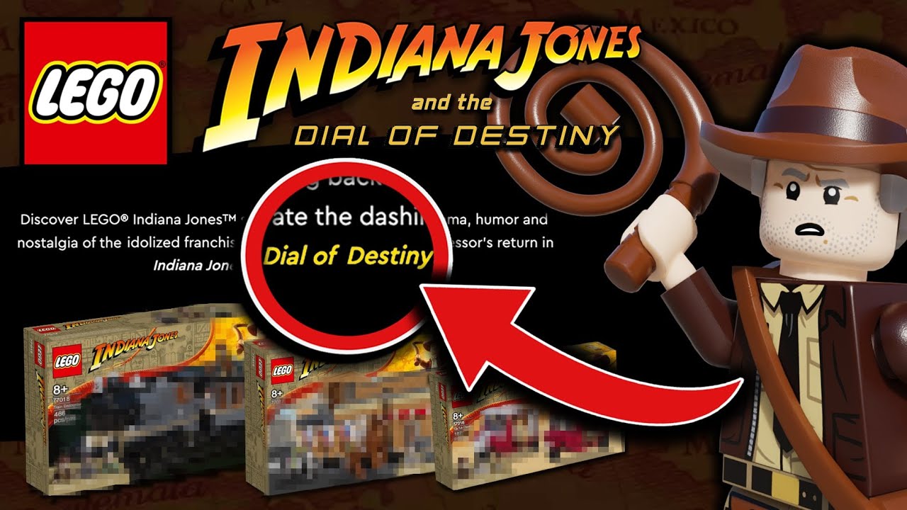 LEGO Indiana Jones Dial of Destiny Sets OFFICIALLY Teased? YouTube