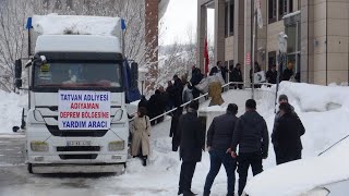 Adıyamana Görevlendirilen Savcılar Bir Tır Yardım Malzemesiyle Yola Çıktı - Bitlis Bülten