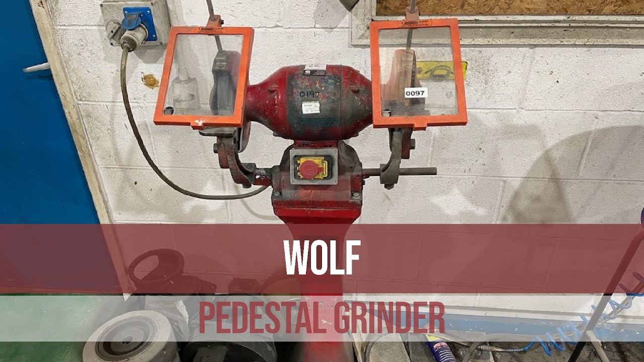 Wolf Double ended pedestal grinder
